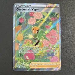 Gardenia's Vigor GG61/GG70 Pokemon Crown Zenith: Galarian Gallery Holo NM - Image 1