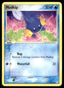 2006 EX - Crystal Guardians Mudkip Basic/Common #58 - Image 1
