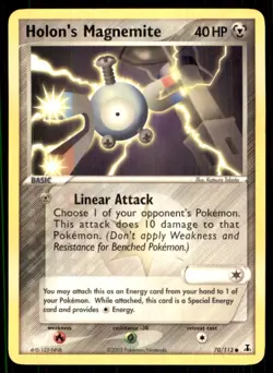 2005 EX - Delta Species Holon’s Magnemite Basic/Common #70 - Image 1