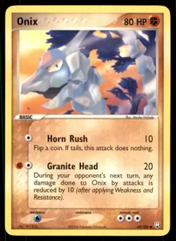 2004 EX - Team Rocket Returns Onix Basic/Common #69 - Image 1