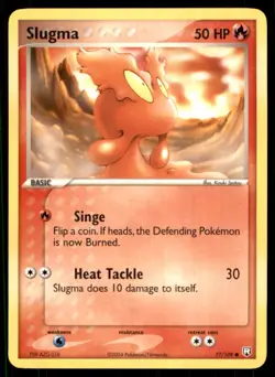 2004 EX - Team Rocket Returns Slugma Basic/Common #77 - Image 1
