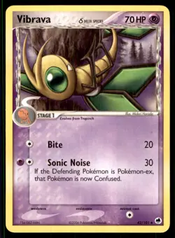 2006 EX - Dragon Frontiers Vibrava Stage 1/Uncommon #42 - Image 1