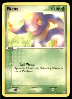 2004 EX - Team Rocket Returns Ekans Basic/Common #55 - Image 1