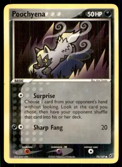 2005 EX - Deoxys Poochyena Basic/Common #70 - Image 1