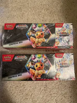 Sam’s Club Pokemon Prismatic Evolutions Surprise Box & Booster Bundle X2 - Image 1