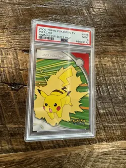 2000 Topps Pokemon TV # 25 HV6 Pikachu Animation Series 3 💎PSA 9 MINT💎 - Image 1