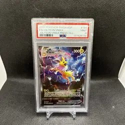 2021 Pokemon Swsh Black Star Promo Fa Jolteon Vmax #184 PSA 9 - Image 1