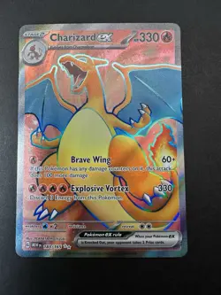 Charizard EX 183/165 Pokemon TCG Scarlet & Violet 151 Full Art Ultra Rare NM - Image 1