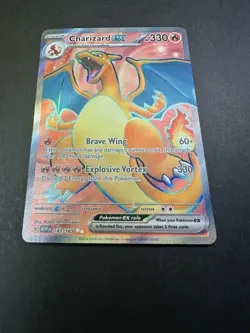 Charizard EX 183/165 Pokemon TCG Scarlet & Violet 151 Full Art Ultra Rare NM - Image 3