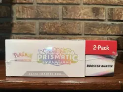 1 Pokemon TCG Prismatic Evolutions ETB Booster Bundle Costco Sealed - Image 5