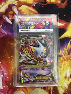 Pokemon Mega Gengar Ex XY166 Black Star Promo Ace 5 Graded! - Image 1