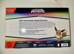 BRAND NEW POKEMON PRISMATIC EVOLUTIONS EEVEE POUCH COLLECTION FACTORY SEALED - Image 2