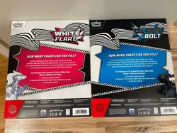 Pokemon TCG SV10.5 Black Bolt & White Flare Binder Collection Boxes Sealed New - Image 2