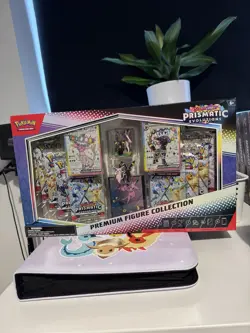 Pokemon TCG Prismatic Evolutions Premium Figure Collection Box - New & Sealed - Image 1