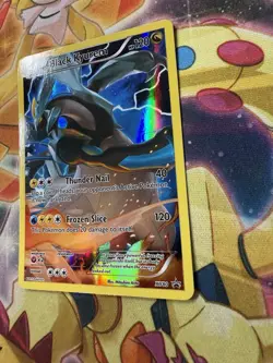 Pokemon TCG Black Kyurem XY Black Star Promos XY80 Holo Promo NM - Image 2