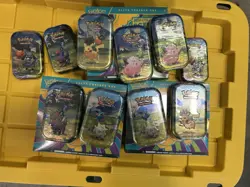 LOT OF ALL 5 SEALED ✅ Pokemon TCG Ascended Heroes MINI TINS Brand New! - Image 2