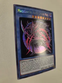 Magician of Black Chaos MAX TN19-EN002 Prismatic Secret Rare Yugioh + Chaos Form - Image 3
