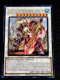 Swordsoul Supreme Sovereign - Chengying MZTM-EN089 Yugioh 1st Ed. (New) Rare - Image 1