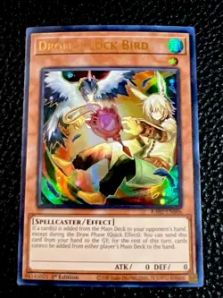 Droll & Lock Bird RA02-EN006 Yugioh 1st Edition Ultra Rare (Alt Art) - Image 1
