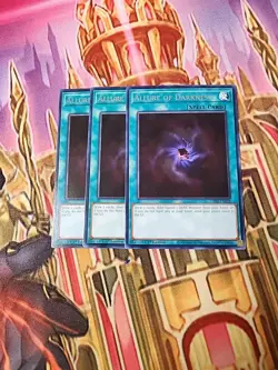 3X Allure of Darkness - CRBR-EN028 - Rare 1ST ED NM YuGiOh - Image 1