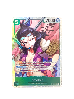 Smoker OP10-030 SR Super Rare Foil ONE PIECE TCG OP10 Royal Blood ENGLISH NM/M - Image 1