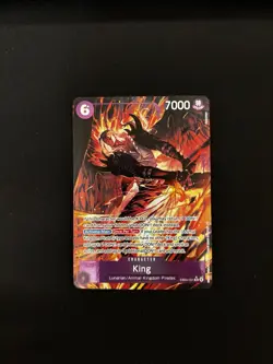 One Piece TCG - King (Alternate Art) OP14 EB04-031 R - The Azure Sea’s Seven - Image 1