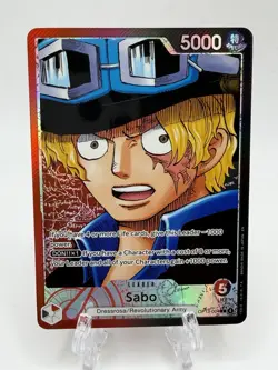 Sabo (004) (Alternate Art) OP13-004 Carrying On His Will Foil One Piece TCG - Image 1