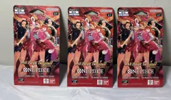 One Piece TCG Heroines Edition EB-03 English Sleeved Booster Pack - Lot of 3 New - Image 2