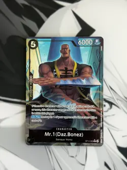Mr.1 (Daz.Bonez) (Alternate Art) OP14-090 The Azure Sea's Seven Foil - Image 1