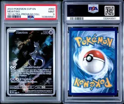 2023 Pokemon Black Star Promo Mewtwo SVP EN 151 Ultra-Premium Card #052 PSA 9 - Image 3