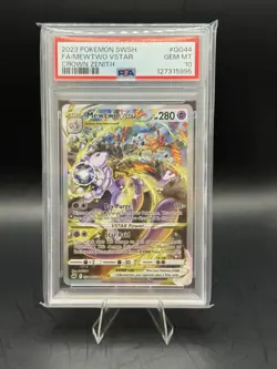 Mewtwo VSTAR Crown Zenith: Galarian Gallery Ultra Rare Card #GG44/GG70 PSA 10 - Image 1