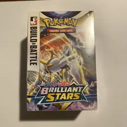 Pokemon Cards Brilliant Stars Build And Battle Box 4 Booster Packs New Sealed - Image 1
