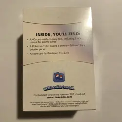 Pokemon Cards Brilliant Stars Build And Battle Box 4 Booster Packs New Sealed - Image 4
