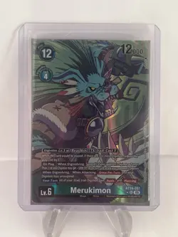 Digimon Card Merukimon BT24-051 SR Alternate Art Time Stranger NM - Image 1
