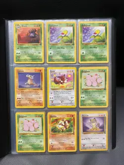 Vintage 1999 Pokemon Cards Collection Bundle Jungle Fossil Base Set Near Mint LP - Image 1
