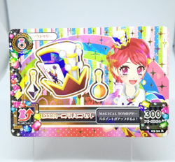 05-52 R Clown Carnival Mini Hat Kaede Ichinose Aikatsu! Card JAPAN Anime BANDAI - Image 1