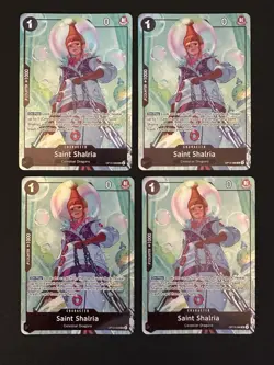 NM Playset Saint Shalria OP13-086 Alt Art Premium Card Collection Vol 5 English - Image 1