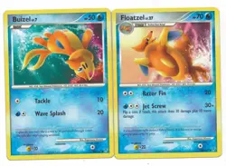 Pokemon Cards: Floatzel 58/147 & Buizel 92/147 Supreme Victors Evolution Set! EX - Image 1