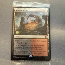 Restless Vents FOIL Prerelease Promo SEALED 284 Ixalan LCI MTG Rare Land Mint NM - Image 1
