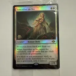 Sanctifier en-Vec FOIL Prerelease Promo SEALED 27 Modern Horizons 2 MH2 MTG Rare - Image 1