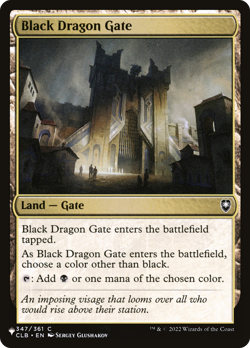 Black Dragon Gate #347 | Near Mint | The List Magic MTG - Image 1