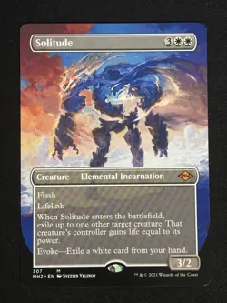 1x MTG Solitude (Borderless) - Modern Horizons 2 (MH2) #307 - Magic - Image 1