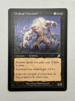 Undead Warchief x1 MTG Scourge 1x Magic Excellent Light Play VG LP Scratch - Image 1