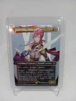Lightning, Army of One (0400) (Borderless) Final Fantasy Regular - Image 1