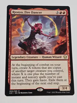 MTG Rionya, Fire Dancer Commander 2021 Regular - Image 1