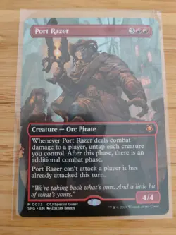 MTG Port Razer (Showcase) 0033 Outlaws of Thunder Junction Special Guest M/NM - Image 1