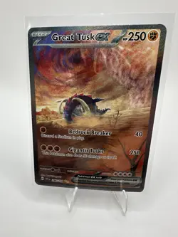 Pokemon TCG - Great Tusk ex 246/198 SIR, SV: Scarlet & Violet Base, NM - Image 1