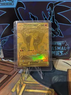 Pokemon TCG Phantasmal Flames Gold Charizard Hyper Rare 130/094 Print Lines - Image 1