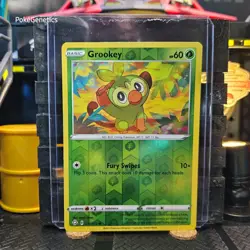 Grookey Shining Fates Reverse Holo Pokemon TCG 011/072 Sword & Shield Common - Image 1