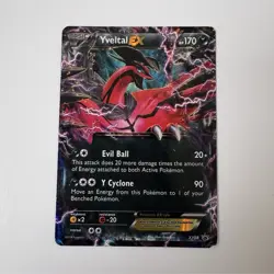 Pokemon Yveltal EX XY08 XY Promo Holo Basic Darkness Card English - Image 1